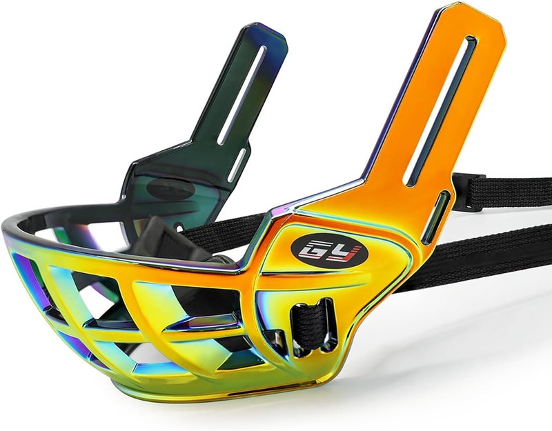 GY Hockey Helmet Face Shield Cage Adult Ice Hockey Half Shield Cage Lower-Face Protection for Chin/Lips/Teeth Without Hindering Breathability - Image 1